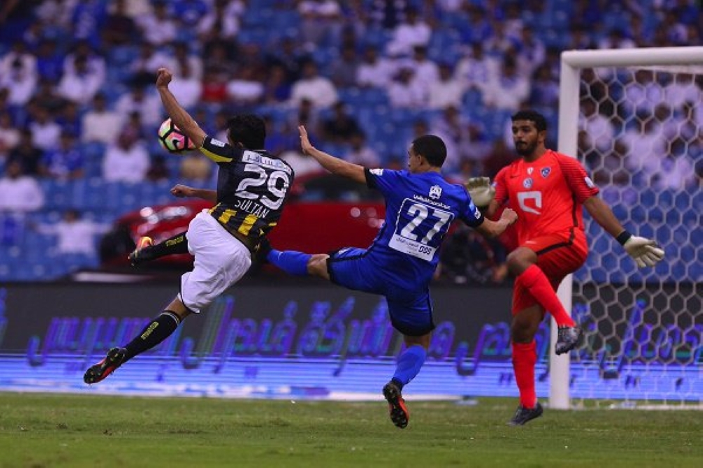 أرشيفية لإحدى مباريات الدوري السعودي