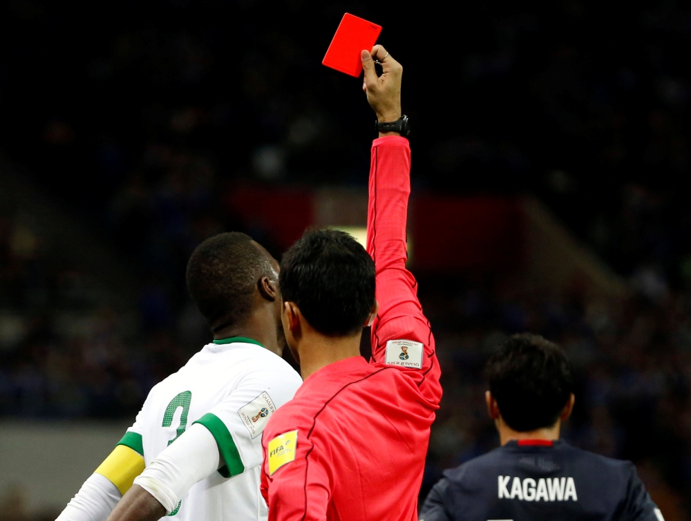 Football Soccer - Japan v Saudi Arabia - World Cup 2018 Qualifier - Saitama Stadium 2002, Saitama, Japan - 15/11/16. Japan's Hiroshi Kiyotake scores their first goal from the penalty spot. REUTERS/Toru Hanai