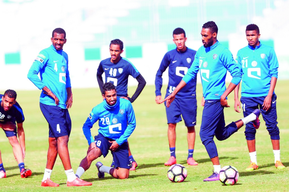 تدريبات الهلال ظهر فيها الحماس.