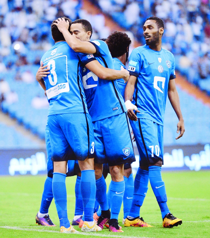 ظروف الهلال تسير به لتحقيق الانتصار.