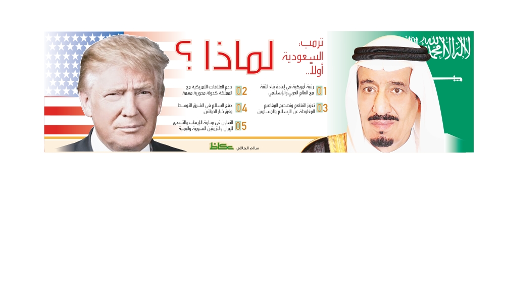 ترمب السعودية اولا