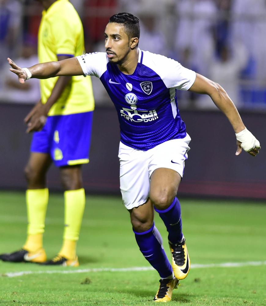 لاعب الهلال سالم الدوسري