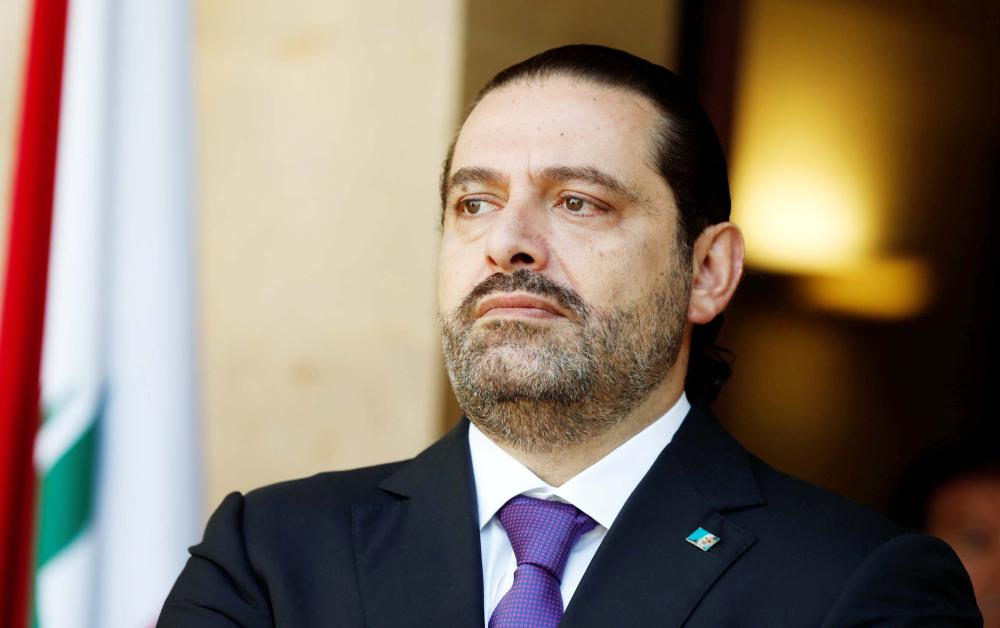 Lebanon's Prime Minister Saad al-Hariri is seen at the governmental palace in Beirut, Lebanon October 24, 2017. Picture taken October 24, 2017. REUTERS/Mohamed Azakir