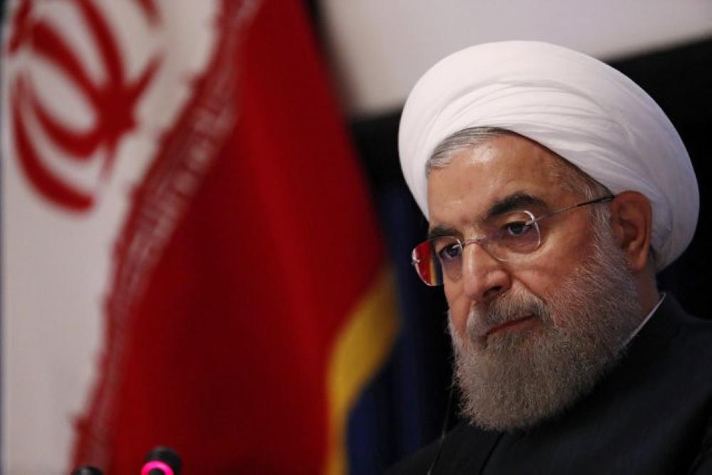 Iranian president Hassan Rouhani takes part in a press conference near the United Nations General Assembly in the Manhattan borough of New York, U.S., September 22, 2016. REUTERS/Lucas Jackson