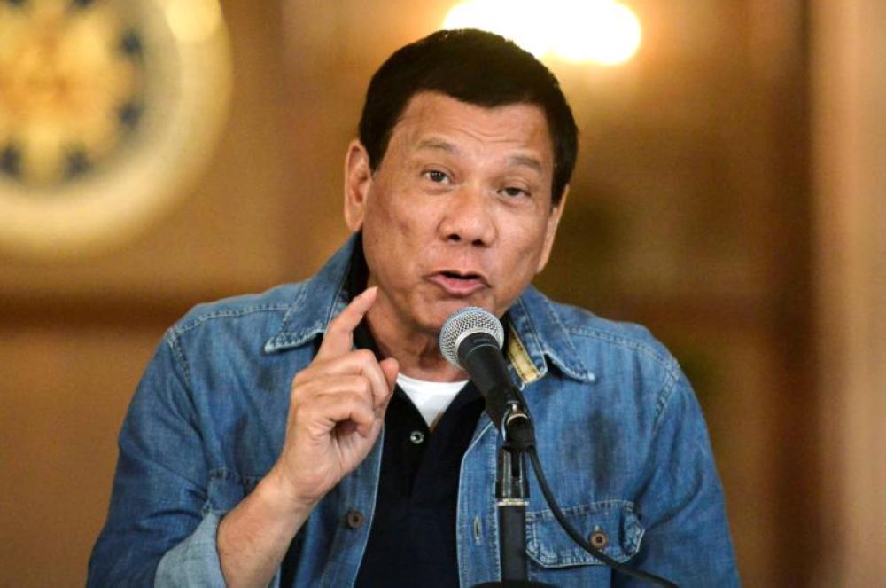 Philippine President Rodrigo Duterte announces the disbandment of police operations against illegal drugs Jan. 30 in Manila. The case filed against Duterte before the International Criminal Court in The Hague is a 