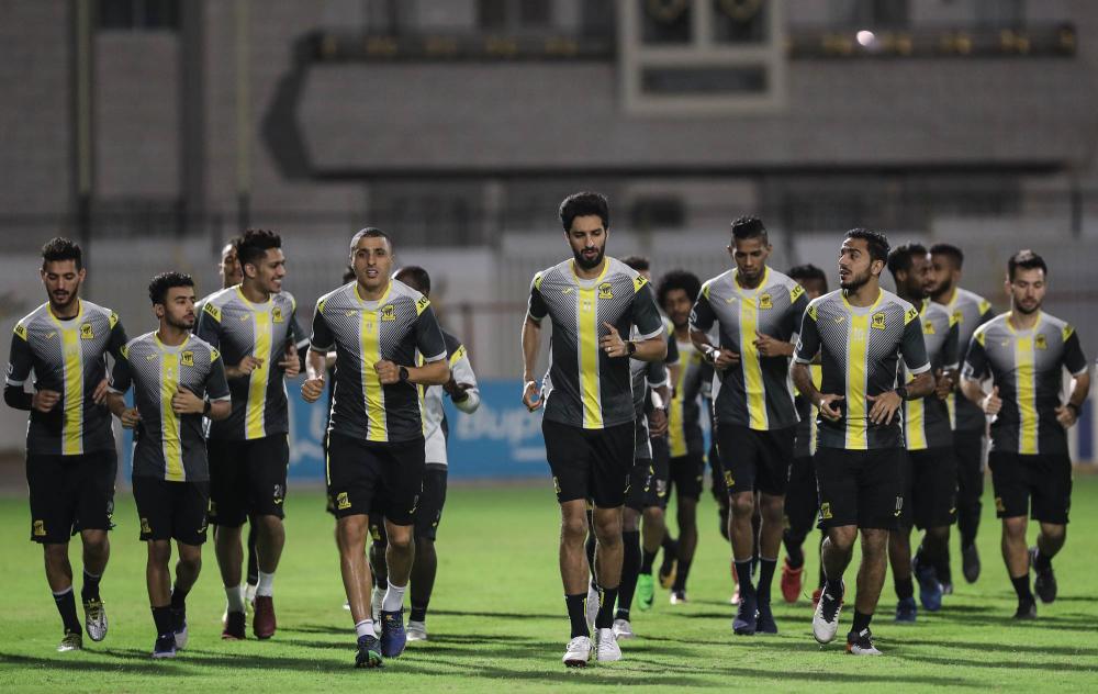 لاعبو الاتحاد أبدوا جاهزيتهم التامة لمباراة الغد أمام الكوكب.