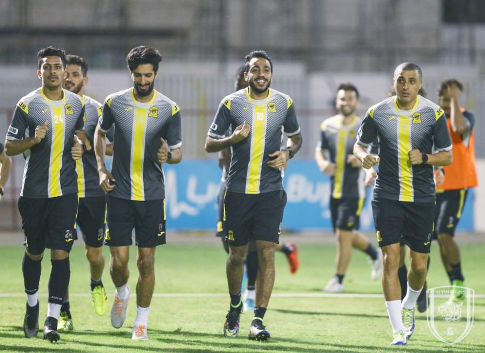 





لاعبو الاتحاد في مران سابق.