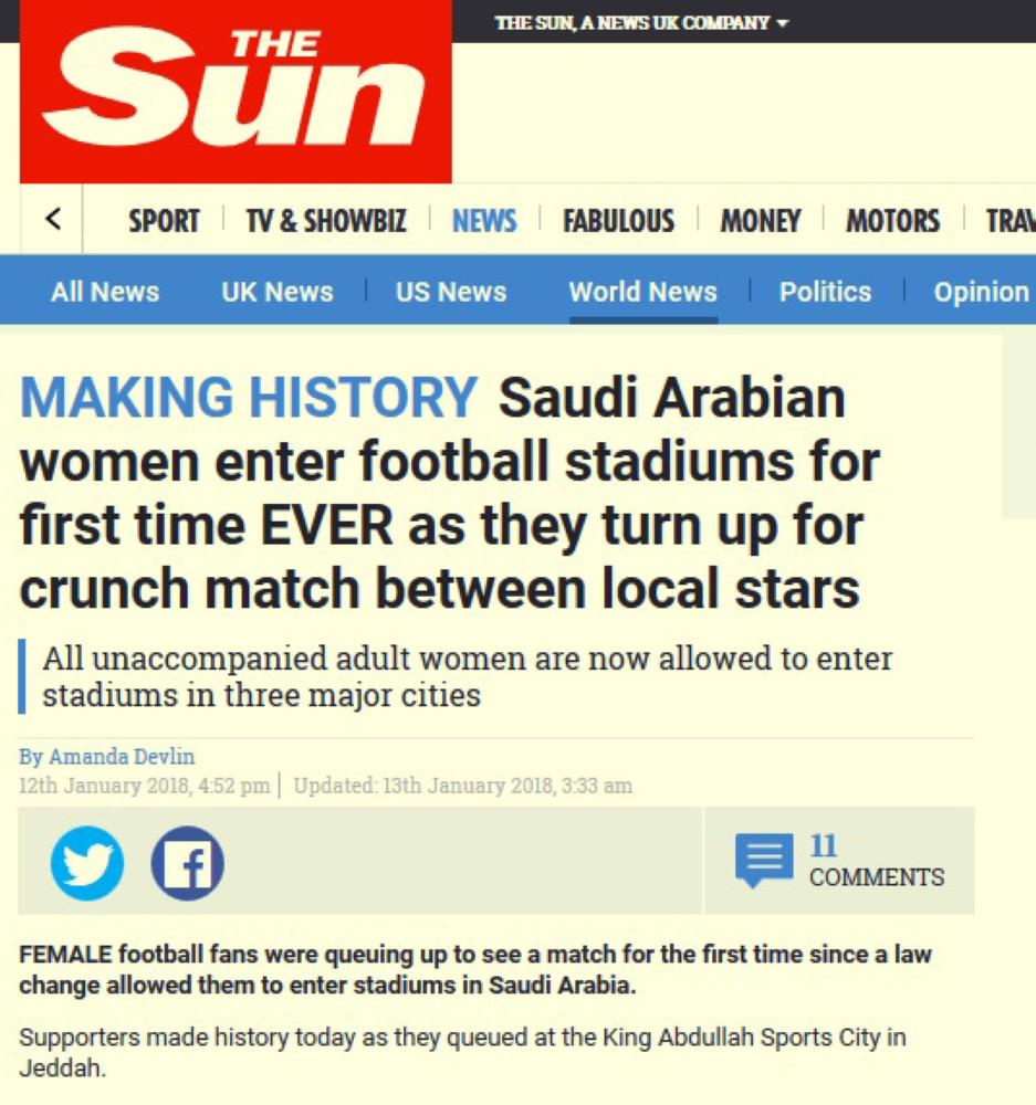 





صحيفة «THE SUN» الإنجليزية أشادت بقرار دخول العوائل.