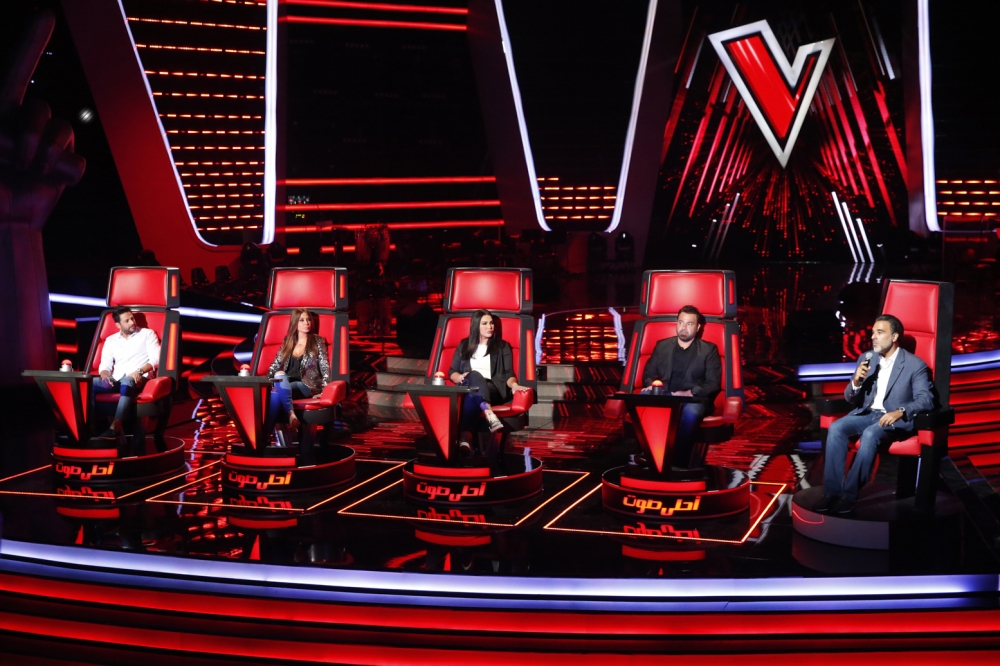 (2) MBC1 & MBC MASR The Voice S4 Launch Press Conference - Coaches with Mazen Hayek