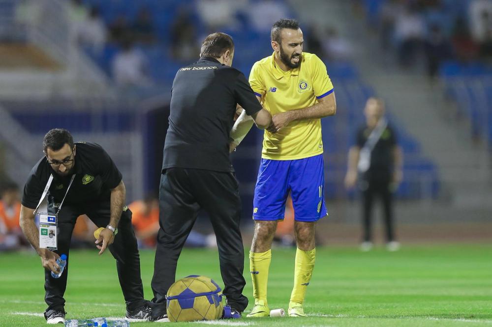 السهلاوي أبرز لاعبي النصر الغائبين.