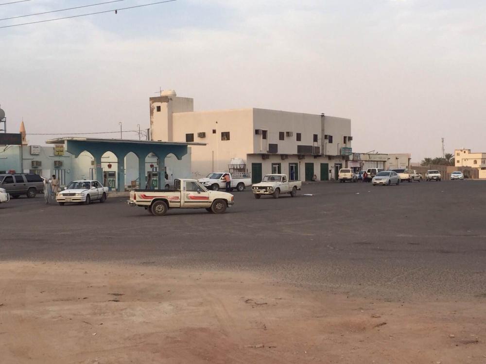 قرية اسبطر شمال غرب السعودية والتي شهدت المواجهة مع الداعشي «صورة خاصة لعكاظ»