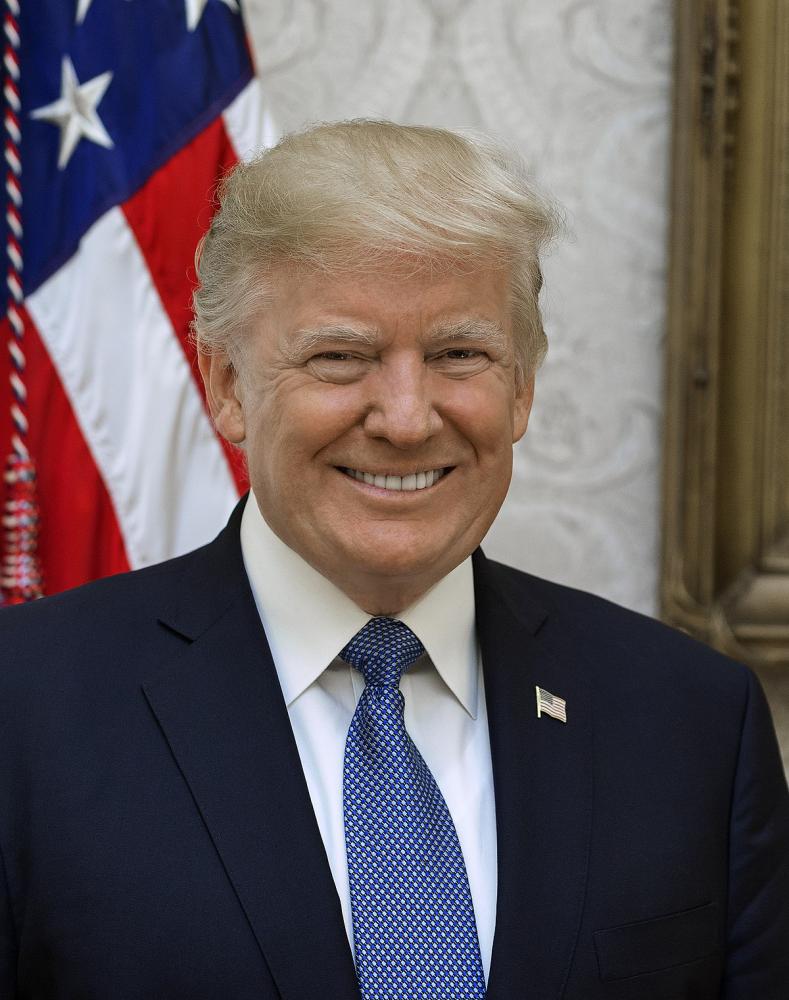 Official portrait of President Donald J. Trump, Friday, October 6, 2017.  (Official White House photo by Shealah Craighead)