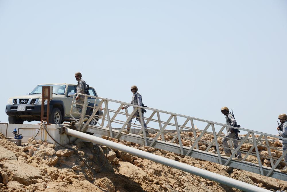 أبطال حرس الحدود.. عيون ساهرة على أمن الوطن.  (تصوير: يحيى الفيفي)