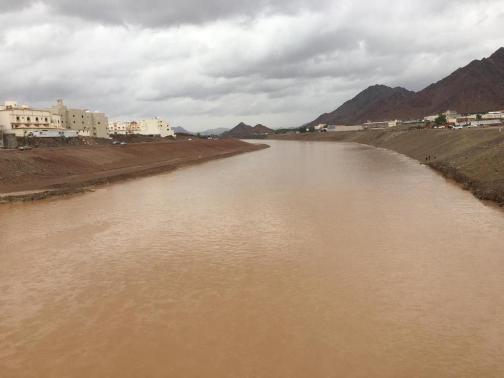 جانب من سيلان وادي العقيق بالمدينة - تصوير سلطان الميموني