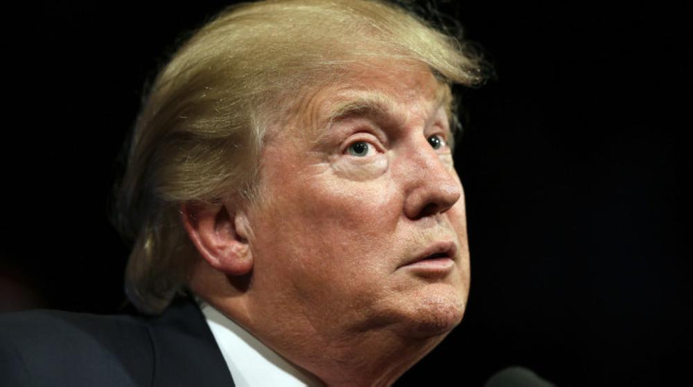 Republican presidential candidate Donald Trump speaks to supporters during a rally, Tuesday, June 16, 2015, in Des Moines, Iowa. (AP Photo/Charlie Neibergall)