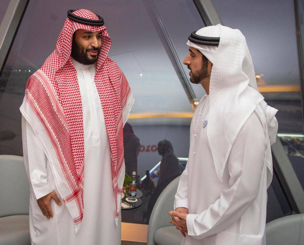 الأمير محمد بن سلمان وولي عهد دبي