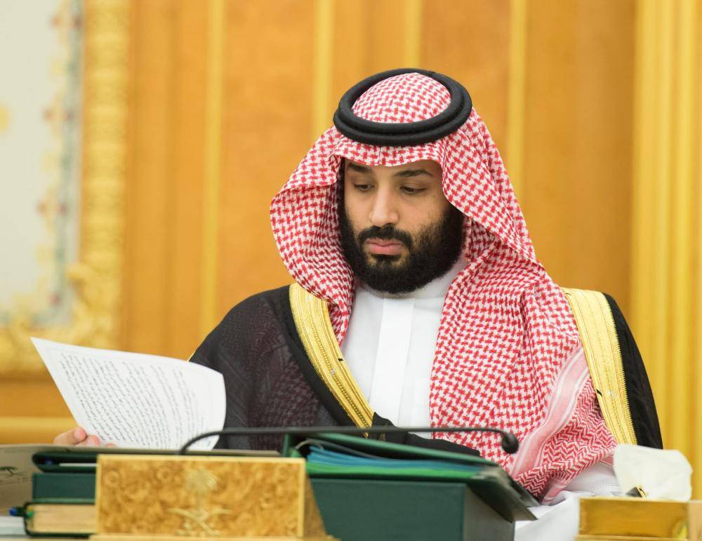 الأمير محمد بن سلمان في جلسة مجلس الوزراء