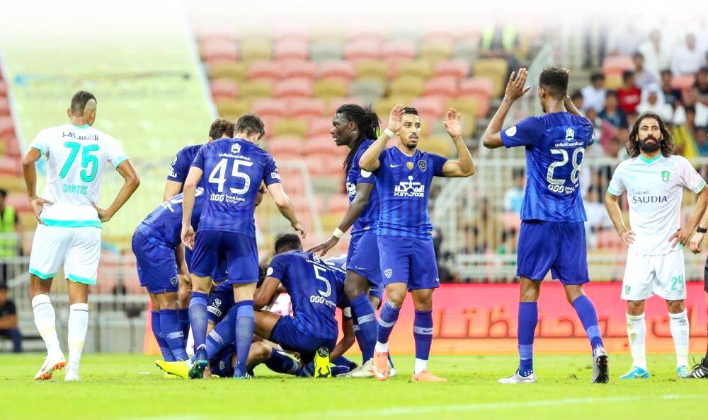 



لقطة من لقاء الأهلي والهلال بجدة في دوري المحترفين