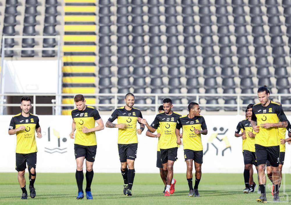 



لاعبو الاتحاد في تدريب سابق.