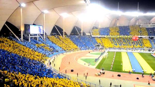 



جماهير النصر تملأ مدرج الدرة في لقاء سابق.