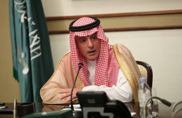 Saudi Arabia's Foreign Minister Adel al-Jubeir speaks at a briefing with reporters in London, Britain June 20, 2019. REUTERS/Simon Dawson