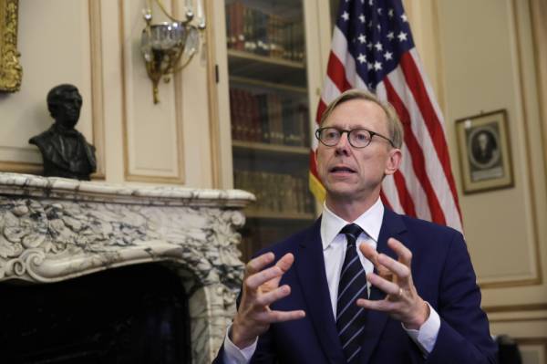 Brian Hook, U.S. Special Representative for Iran, attends an interview with Reuters at the U.S. Embassy in Paris, France, June 27, 2019. REUTERS/Philippe Wojazer