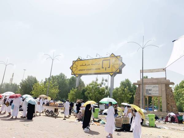 



حجاج في بداية عرفات. (تصوير: مديني عسيري)