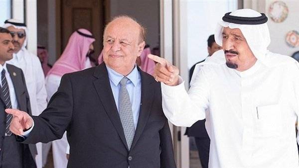 الملك سلمان بن عبدالعزيز وعبدربه منصور هادي