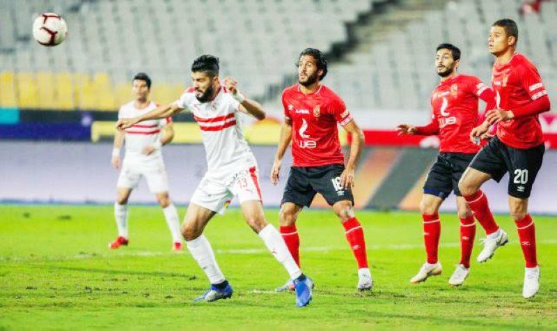 



الأهلي والزمالك في  مباراة سابقة جمعت الفريقين في الدوري.