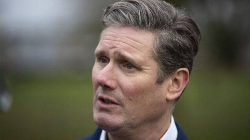 Labour Party lawmaker Keir Starmer speaks to the media following the launch of his campaign to succeed Jeremy Corbyn as party leader, in Stevenage, England, Sunday Jan. 5, 2020.  Starmer criticised the party's recent general election campaign.(Aaron Chown/PA via AP)