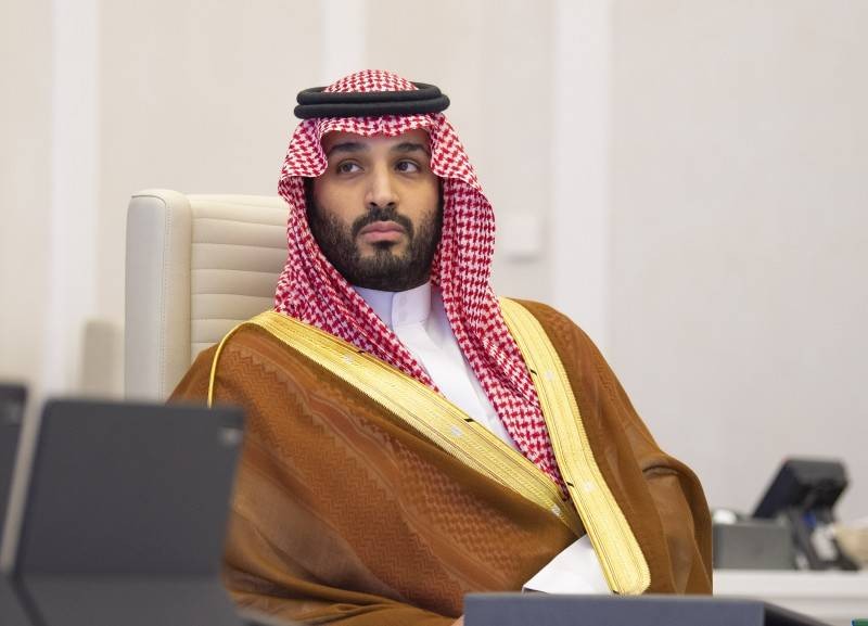 ولي العهد الأمير محمد بن سلمان خلال اجتماع القمة.