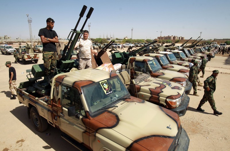 



عناصر من الجيش الليبي الوطني.