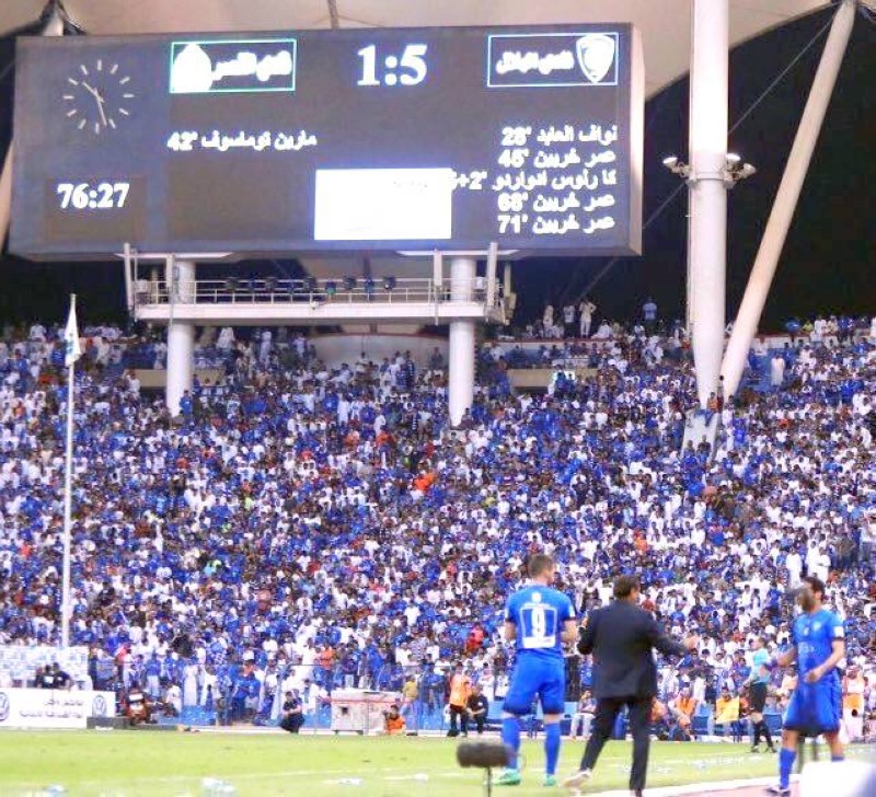 خماسيات الهلال على النصر