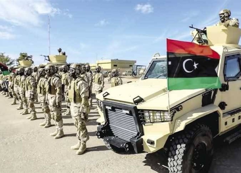 قوات من الجيش الليبي.