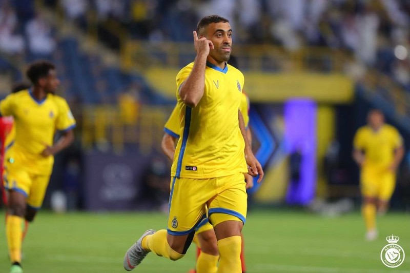 مهاجم النصر عبدالرزاق حمدالله