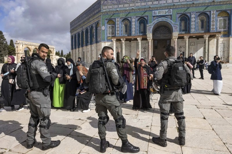 من مواجهات المسجد الأقصى.