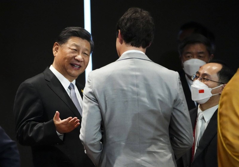 الرئيسان الصيني والكندي