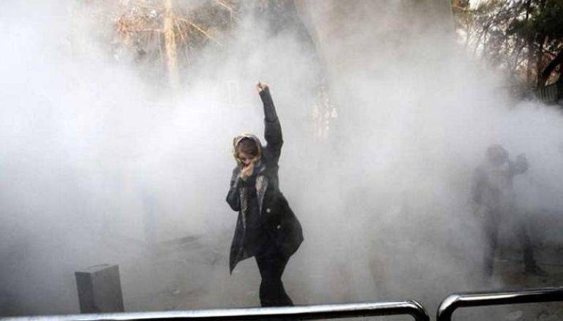من الاحتجاجات ضد النظام الإيراني
