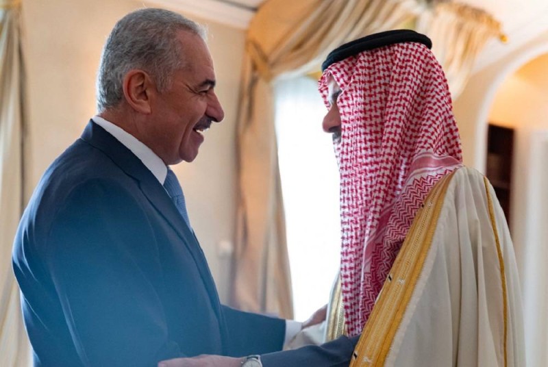 وزير الخارجية السعودي ورئيس وزراء فلسطين