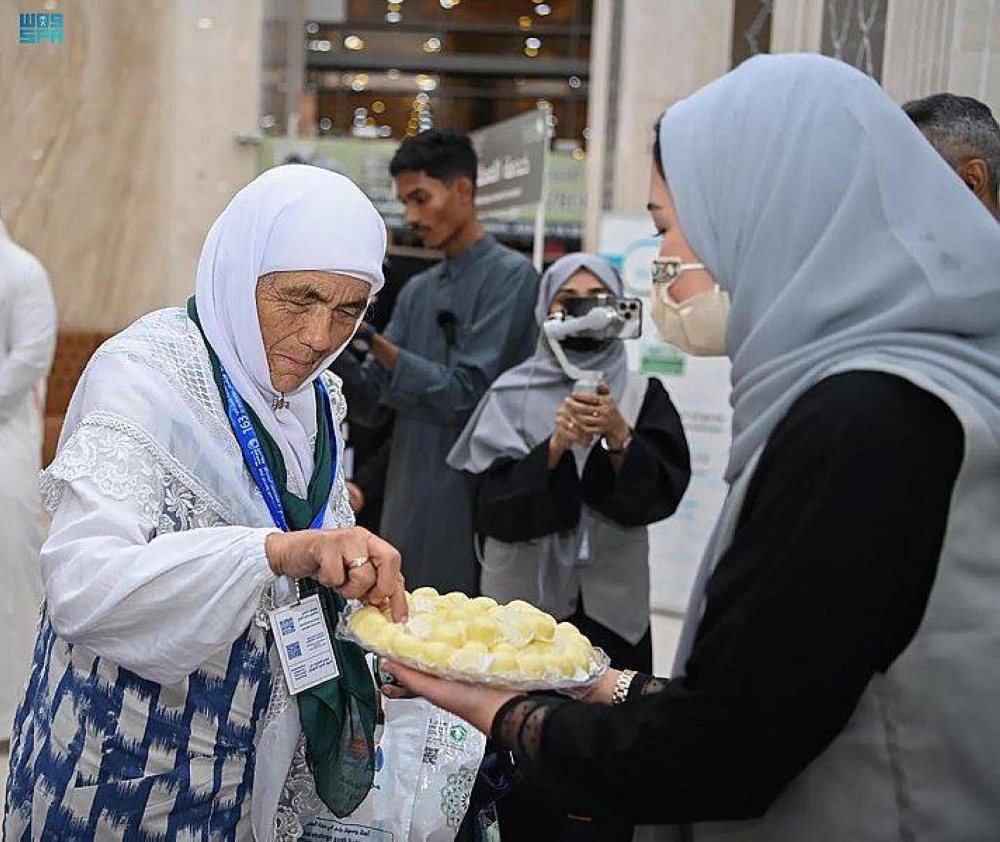 وصول أول فوجين من حجاج روسيا وأوزبكستان إلى مكة المكرمة. 