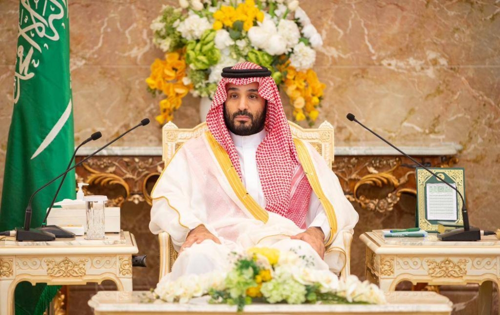 ولي العهد الأمير محمد بن سلمان في حفل الاستقبال
