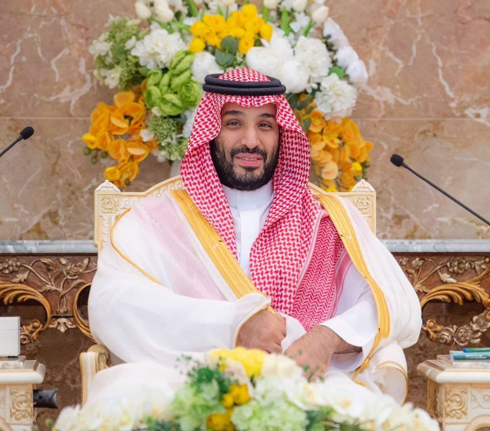 ولي العهد الأمير محمد بن سلمان في حفل الاستقبال