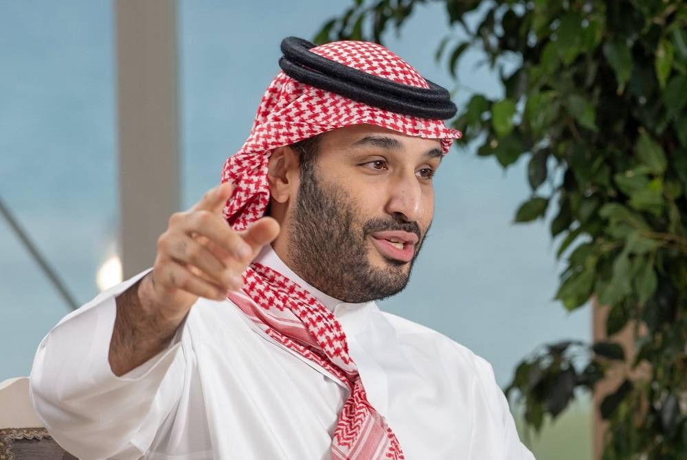 ولي العهد الأمير محمد بن سلمان أثناء اللقاء مع قناة فوكس نيوز الأمريكية