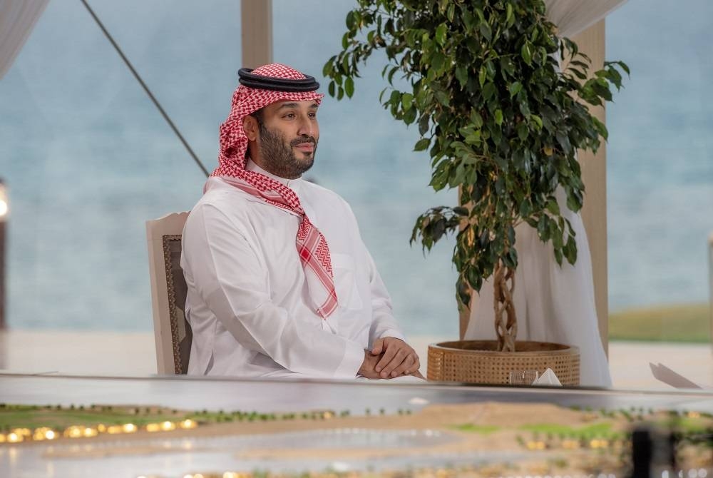 ولي العهد الأمير محمد بن سلمان خلال المقابلة مع قناة فوكس نيوز