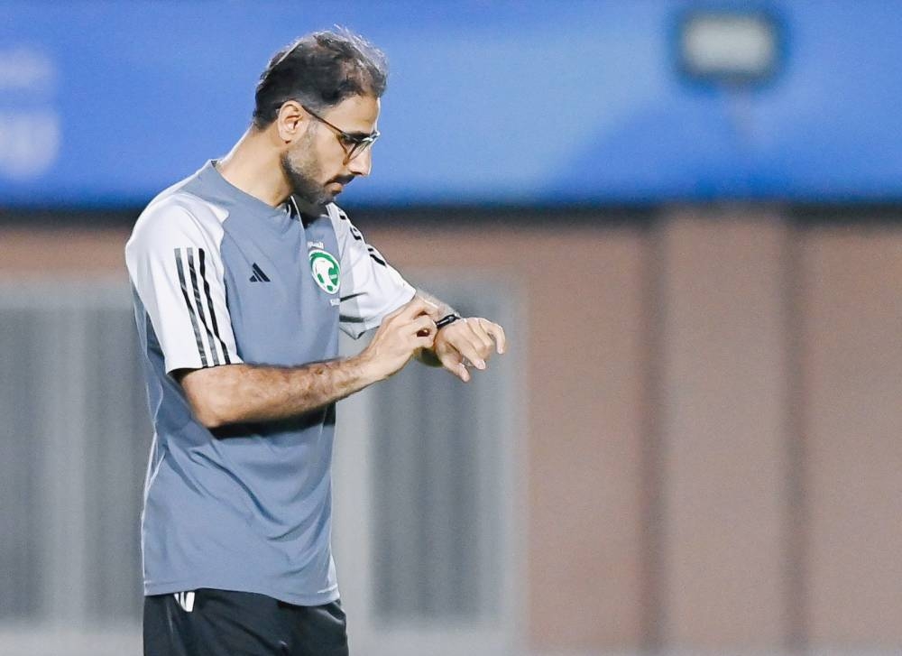 



مدرب المنتخب السعودي الأولمبي سعد الشهري.