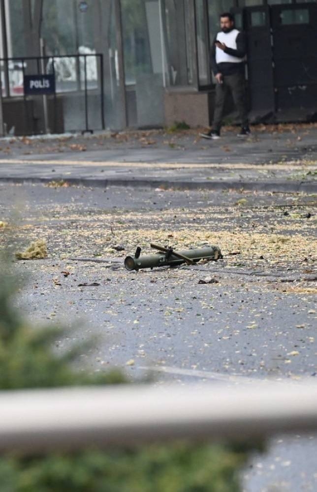 آثار الهجوم الإرهابي في أنقرة
