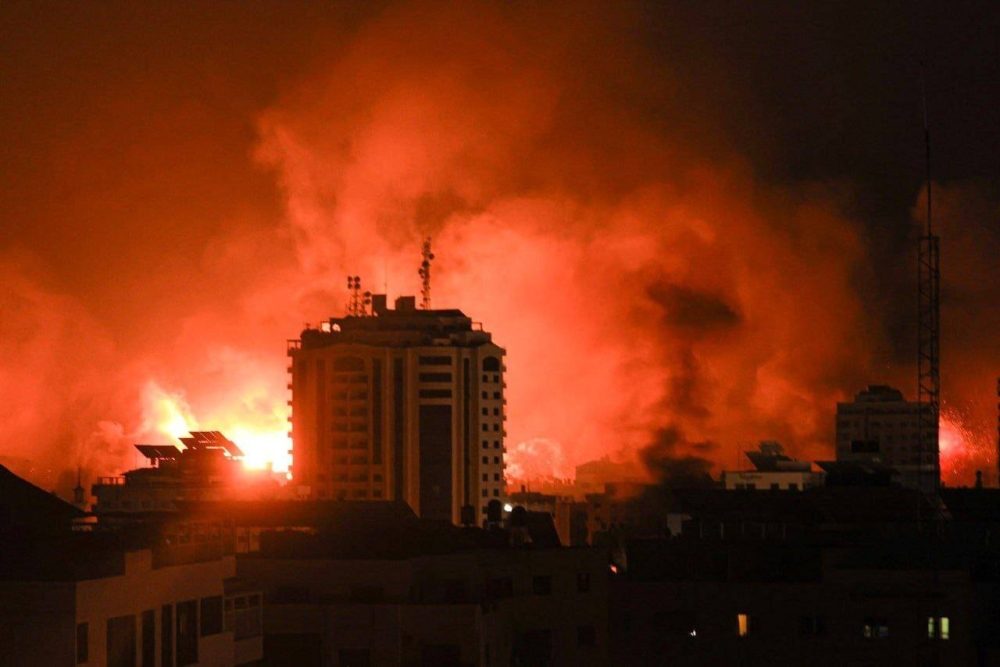 القصف الأسرائيلي على غزة