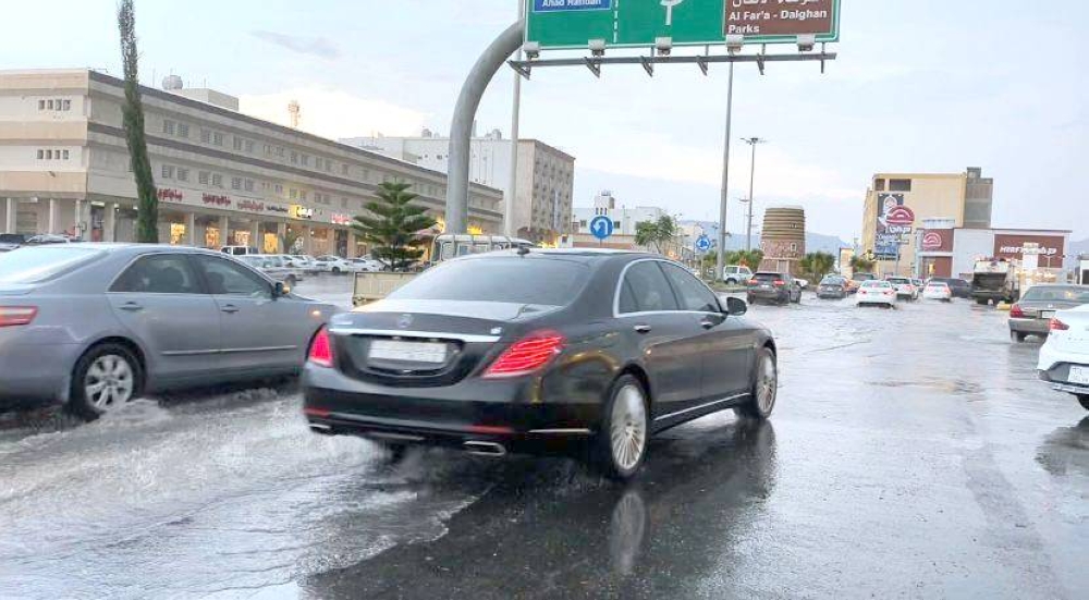 لوحة توضيحية تشير إلى موقع حي القيم الأعلى بالطائف. (تصوير: المحرر)