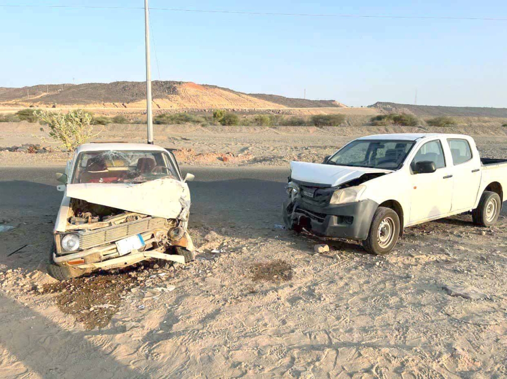 الحوادث المرورية تتكرر بسبب رداءة الطريق. (تصوير: المحرر)