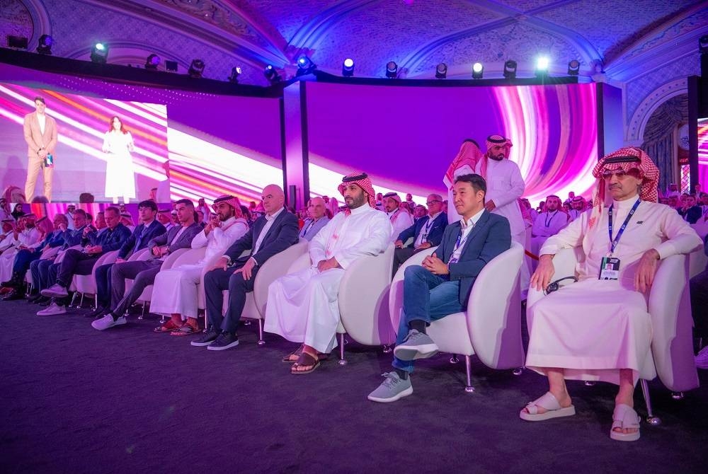 ولي العهد الأمير محمد بن سلمان في مؤتمر الرياضة العالمية الجديدة